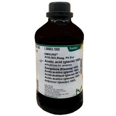 ACETIC ACID (GLACIAL) 100% FOR ANALYSIS 1 L