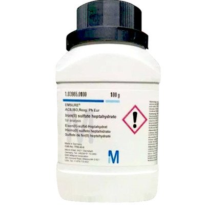 IRON(II) SULFATE HEPTAHYDRATE FOR ANALYSIS 100 G