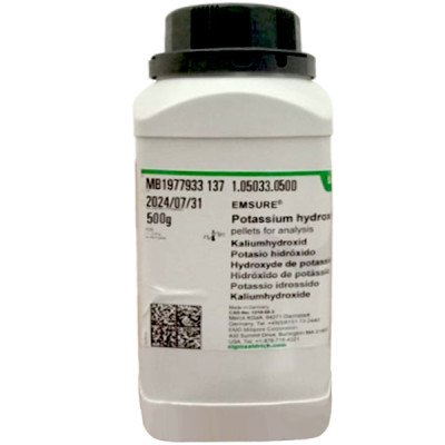 POTASSIUM HYDROXIDE PELLETS FOR ANALYSIS 500 G