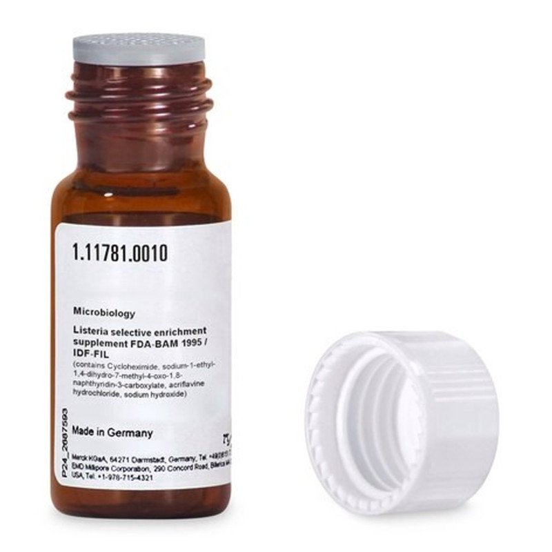 LISTERIA SELECTIVE ENRICHMENT SUPPLEMENT 10 x 1 VIAL