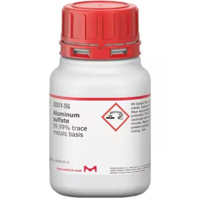 ALUMINUM SULFATE, 99.99% TRACE METALS B& 25 G