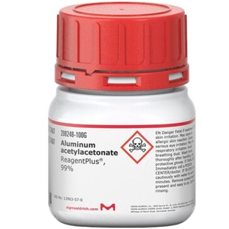 Aluminum acetylacetonate, 98% 100 G