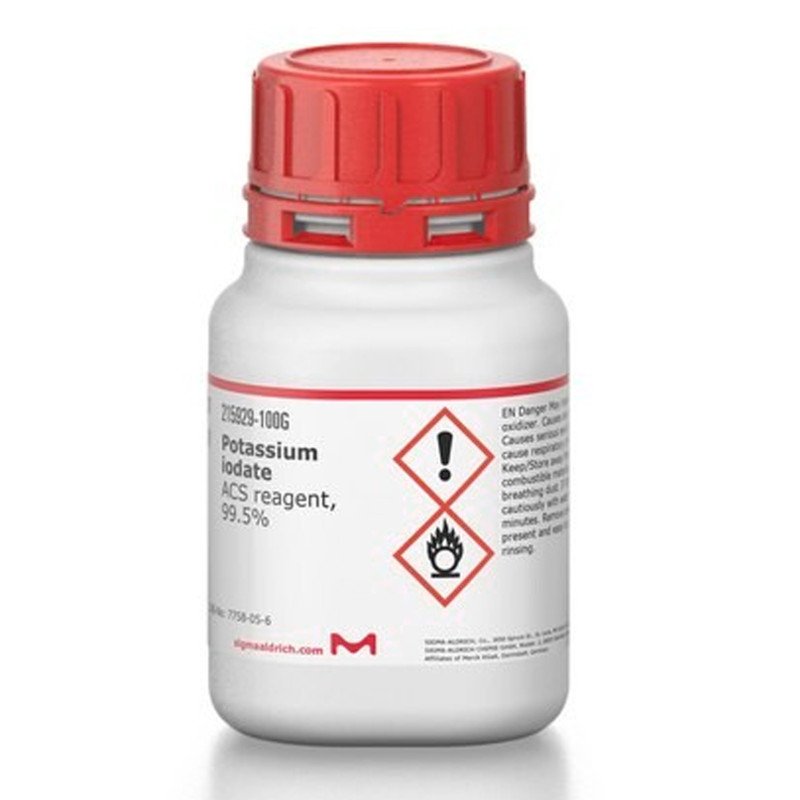 POTASSIUM IODATE, 99.5%, A.C.S. REAGENT 100 G