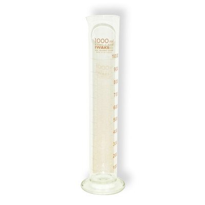 Measuring Cylinder, Class A, Amber Graduation, 2 L