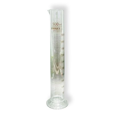 Measuring Cylinder, Class A, Amber Graduation, 500 ml