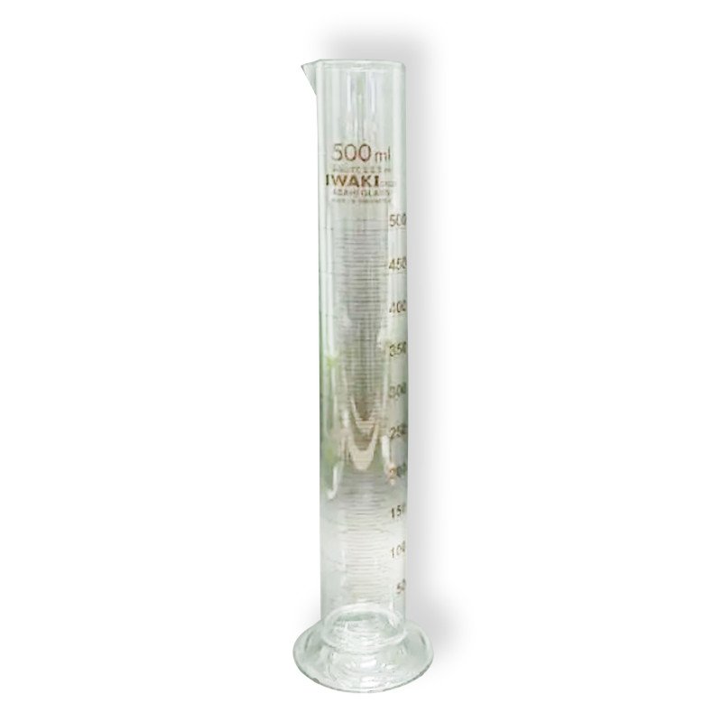 Measuring Cylinder, Class A, Amber Graduation, 500 ml