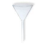 Funnel, short stem, OD : 80 mm