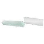 Microscope Slide Glass 76 x 26 x 1.1 mm, Grounded 45°. Non Clipped Corners (50 pcs/pack)