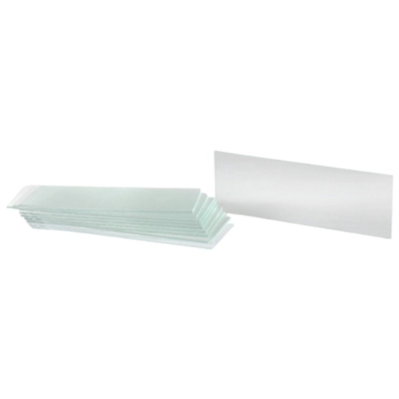 Microscope Slide Glass 76 x 26 x 1.1 mm, Grounded 45°. Non Clipped Corners (50 pcs/pack)