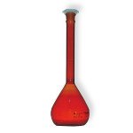 Volumetric Flask, With Plastic Stopper, Coating Amber, Class A, 10 ml