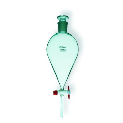 Separating Funnel, With Teflon Stopcock, 100 ml