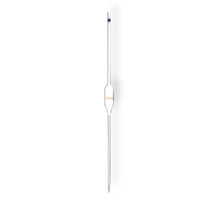 Volumetric Pipette, Class A, Amber Graduation, 7 ml, Color Code, Blow Out
