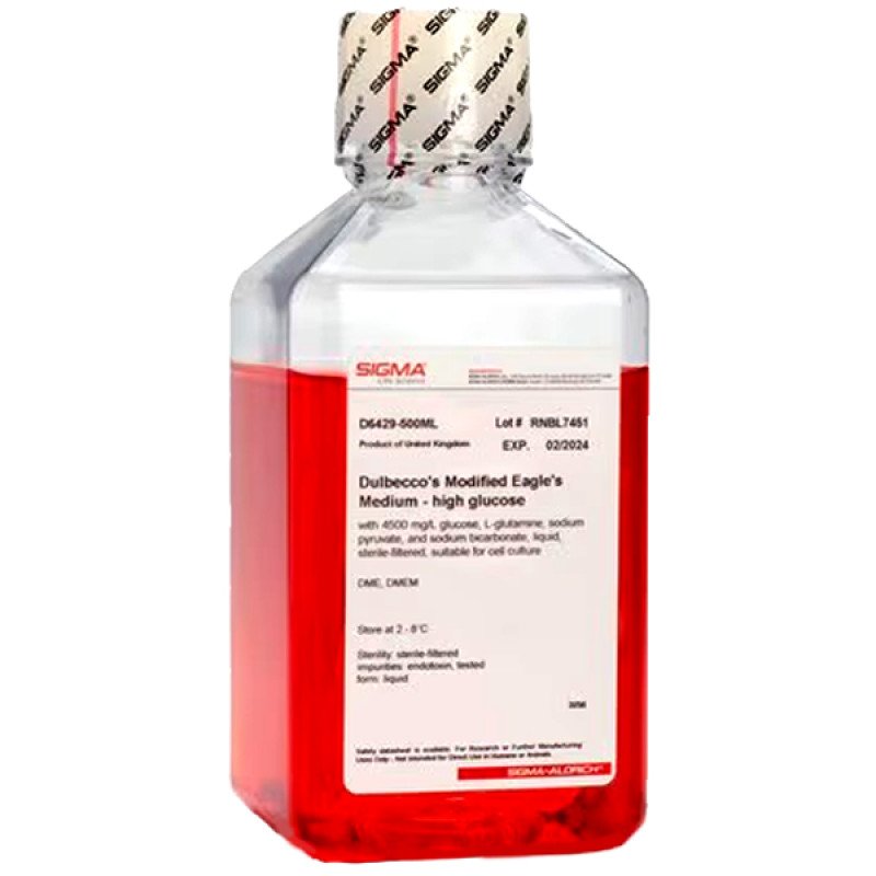 DULBECCO'S MODIFIED EAGLE'S MEDIUM - HIG 500 ML