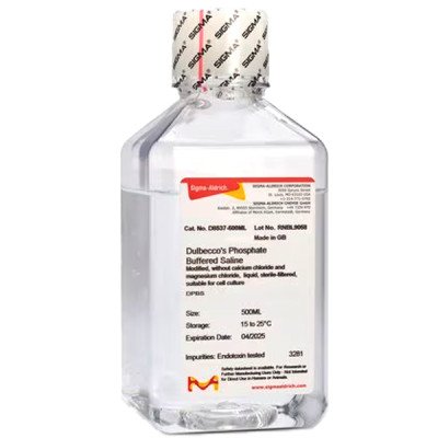 DULBECCO'S PHOSPHATE BUFFERED SALINE, MO 100 ML