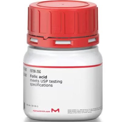 Folic acid, meets USP testing specificat 25 G