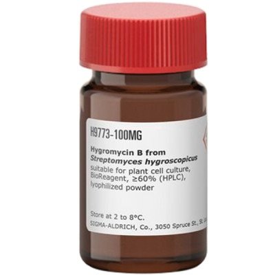 HYGROMYCIN B FROM STREPTOMYCES HYGRO& 100 MG