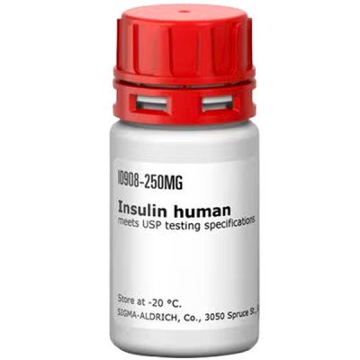 INSULIN, HUMAN, RECOMBINANT, FROM YEAST 250 MG
