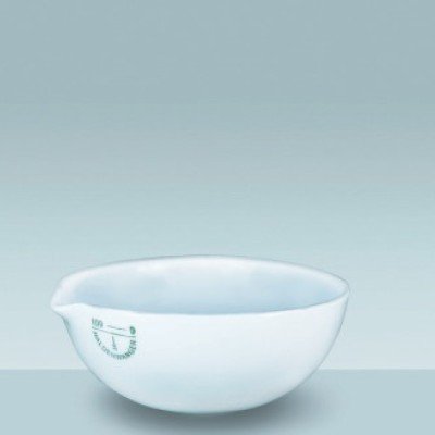 Evaporating Basin, with Spout, Glazed, 10 ml