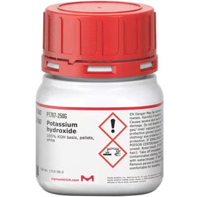 POTASSIUM HYDROXIDE PELLETS 250 G