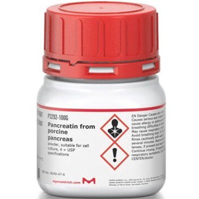 PANCREATIN FROM PORCINE PANCREAS CELL CU 100 G