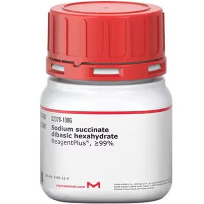 SODIUM SUCCINATE DIBASIC HEXAHYDRATE, RE 100 G