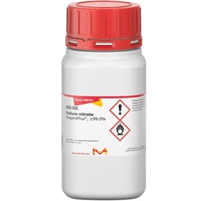 SODIUM NITRATE, REAGENTPLUS(R), >=99.0% 500 G