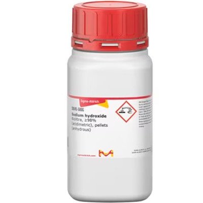 SODIUM HYDROXIDE BIOXTRA, PELLETS (ANHY& 500 G
