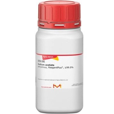SODIUM ACETATE, ANHYDROUS, REAGENTPLUS 250 G