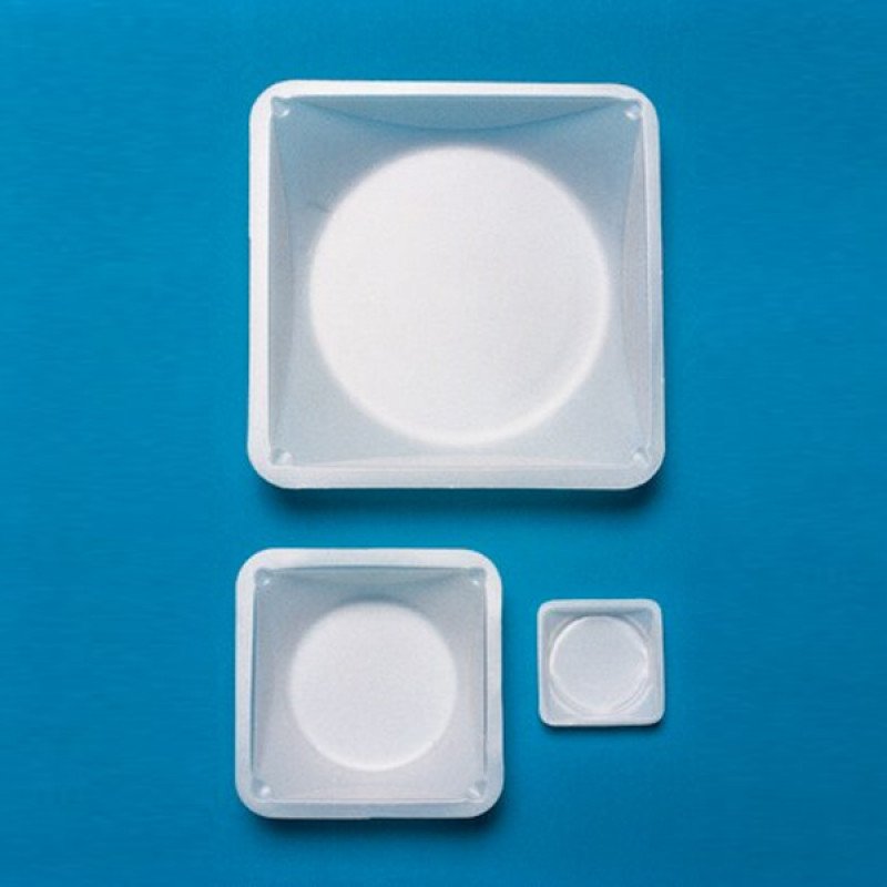 DISPOSABLE POLYSTYRENE WEIGHING DISHES &