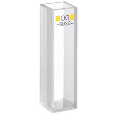 HELLMA CUVETTE, TRANSMISSION CURVE (OG)& 1 EA